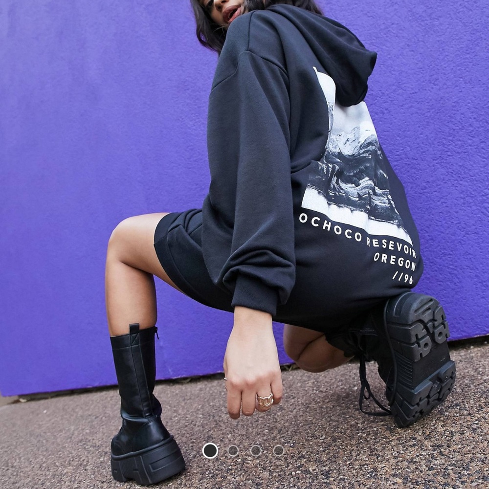 Oversized, Black Hoodie🖤